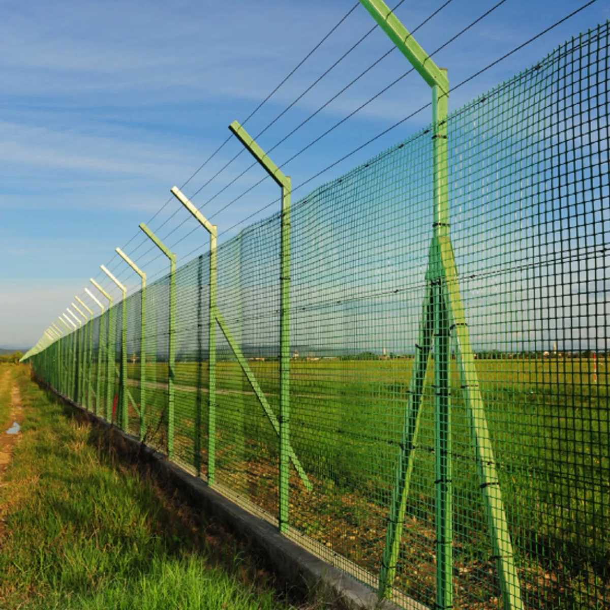 Gard Radio-Transparent tip Plasa – Gard Fragibil din Fibra de Sticla FibreFENCE