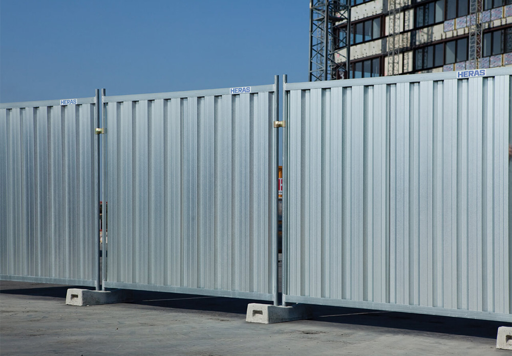 Garduri mobile opace pentru santier Decorio - M800 City Fence Heras