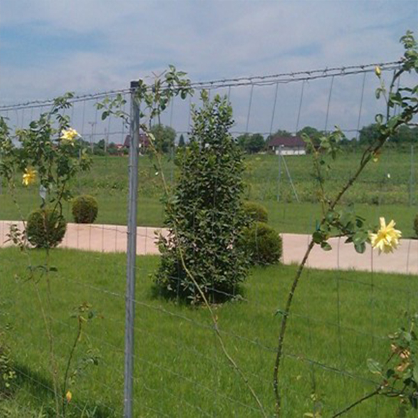 Stalp metalic pentru gard Cremallera Profilati