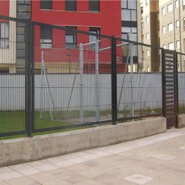 Stalp metalic pentru gard Patrat