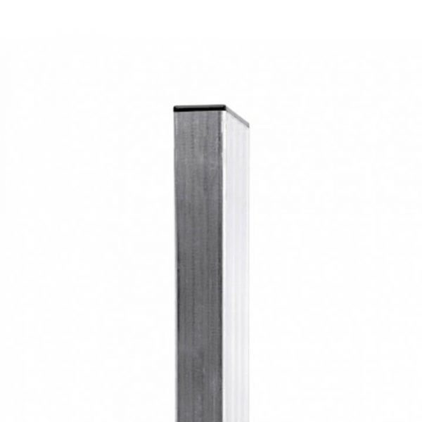 Stalp metalic pentru gard Rectangular Light