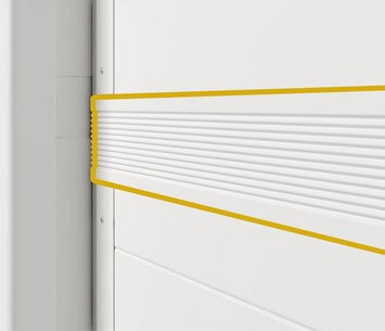 Usa de garaj sectionala Prime - Carcase flexibile inter-panou