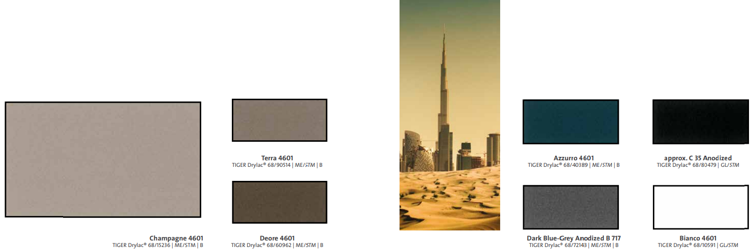 Vopsea pulbere TIGER Drylac® Facade Super Durable 68 - Flat Matte