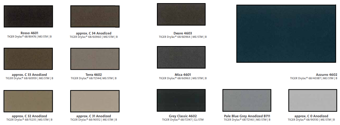 Vopsea pulbere TIGER Drylac® Facade Super Durable 68 - Flat Matte