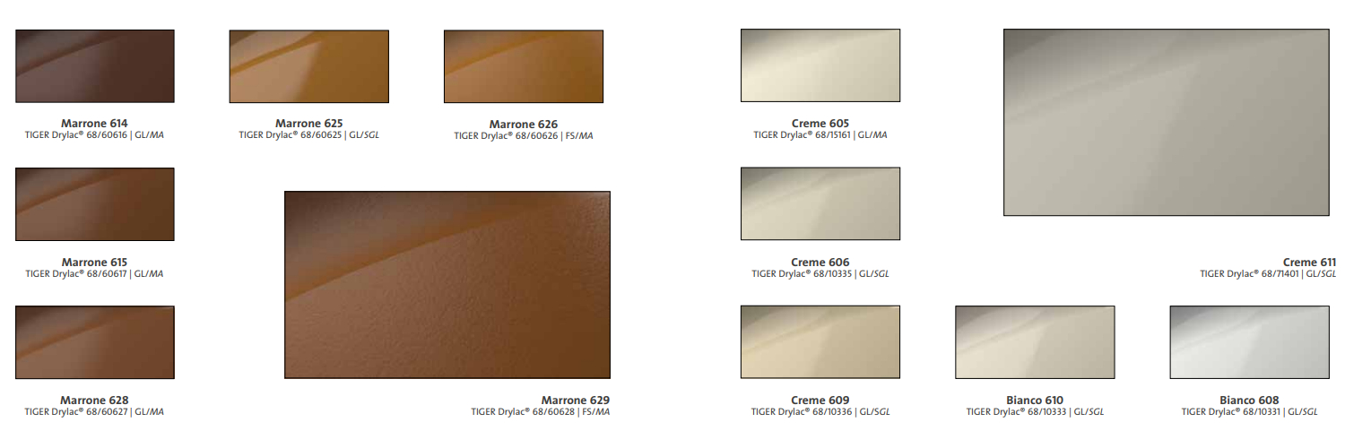 Vopsea pulbere TIGER Drylac® Facade Super Durable 68 - Smooth & Texture
