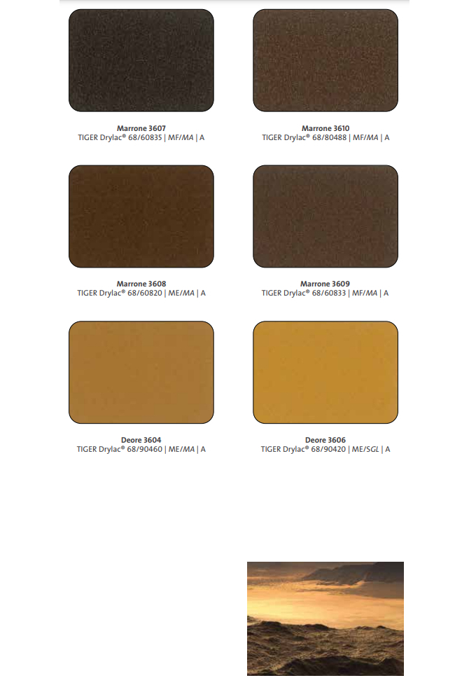Vopsea pulbere TIGER Drylac® Facade Super Durable 68 - 3D Metallics