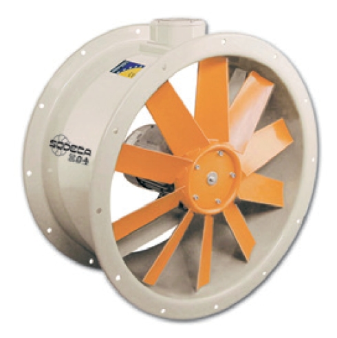Ventilatoare axiale pentru montaj pe perete sau cu carcasa lung HCT