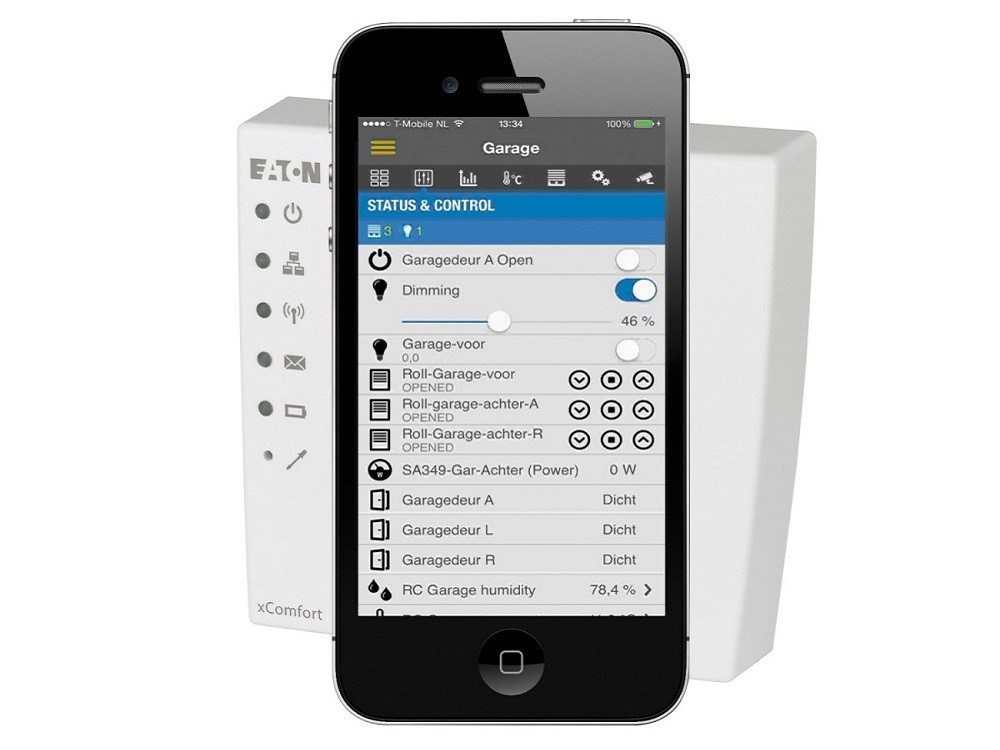Controler cu ecran tactil Eaton xComfort
