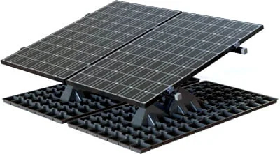 Sistem de acoperis verde semi-intensiv Ecostratos - Sistem de montaj panouri fotovoltaice E-Biosolar