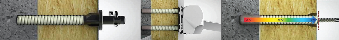 Element de fixare pe fatade termoizolante EJOT Iso-Bar