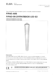 Corp de iluminat industrial FIPAD-08-2X1R4/5BX30LED G2 - prezentare detaliata