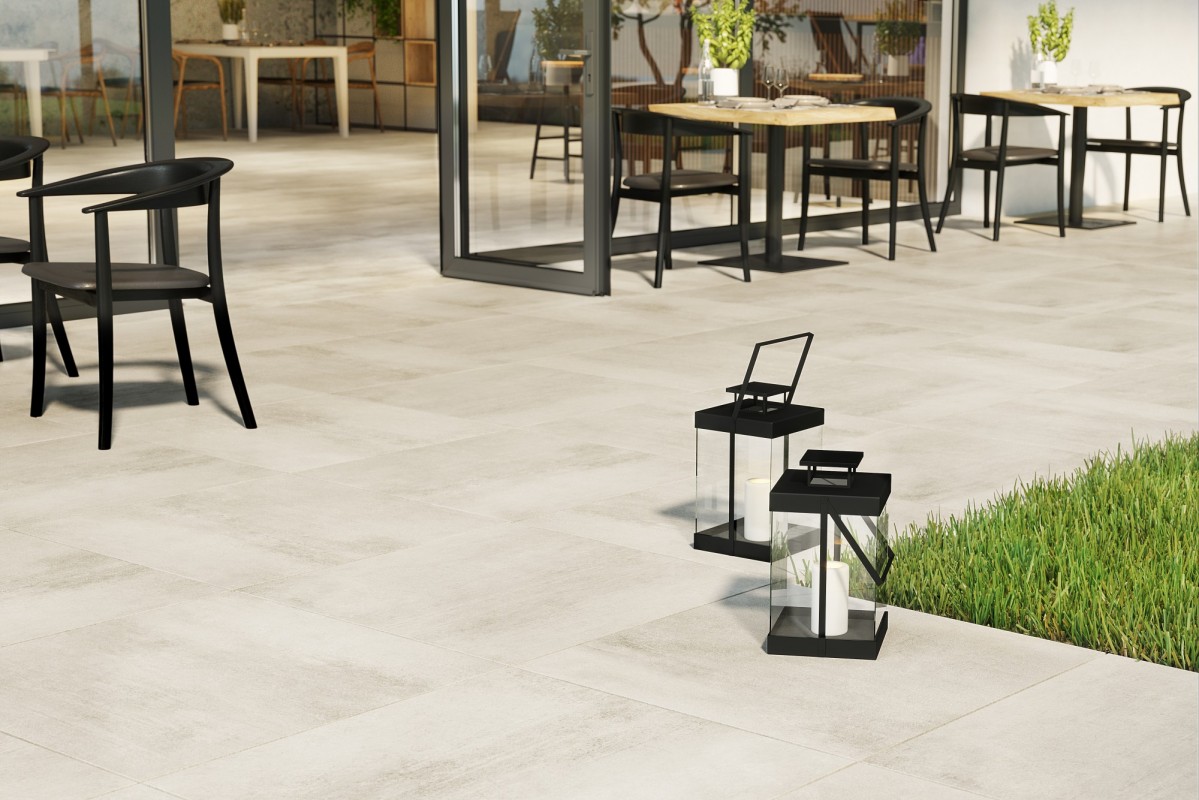 Placi ceramice de exterior Meissen SOLID - Grava