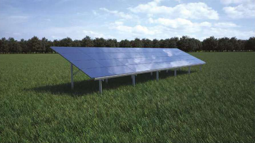 Sistem de montaj pentru panouri fotovoltaice cu instalare la sol Quick