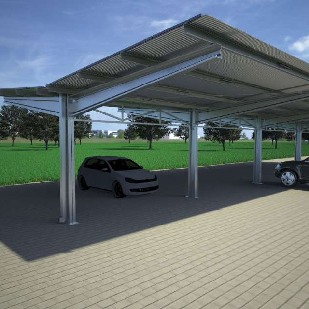 Sistem de montaj pentru panouri fotovoltaice tip parcare Carport KTACP