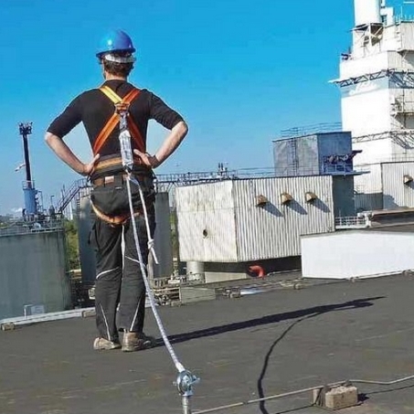 Sisteme de siguranta colectiva Etanco tip linia vietii pentru lucrari pe acoperis