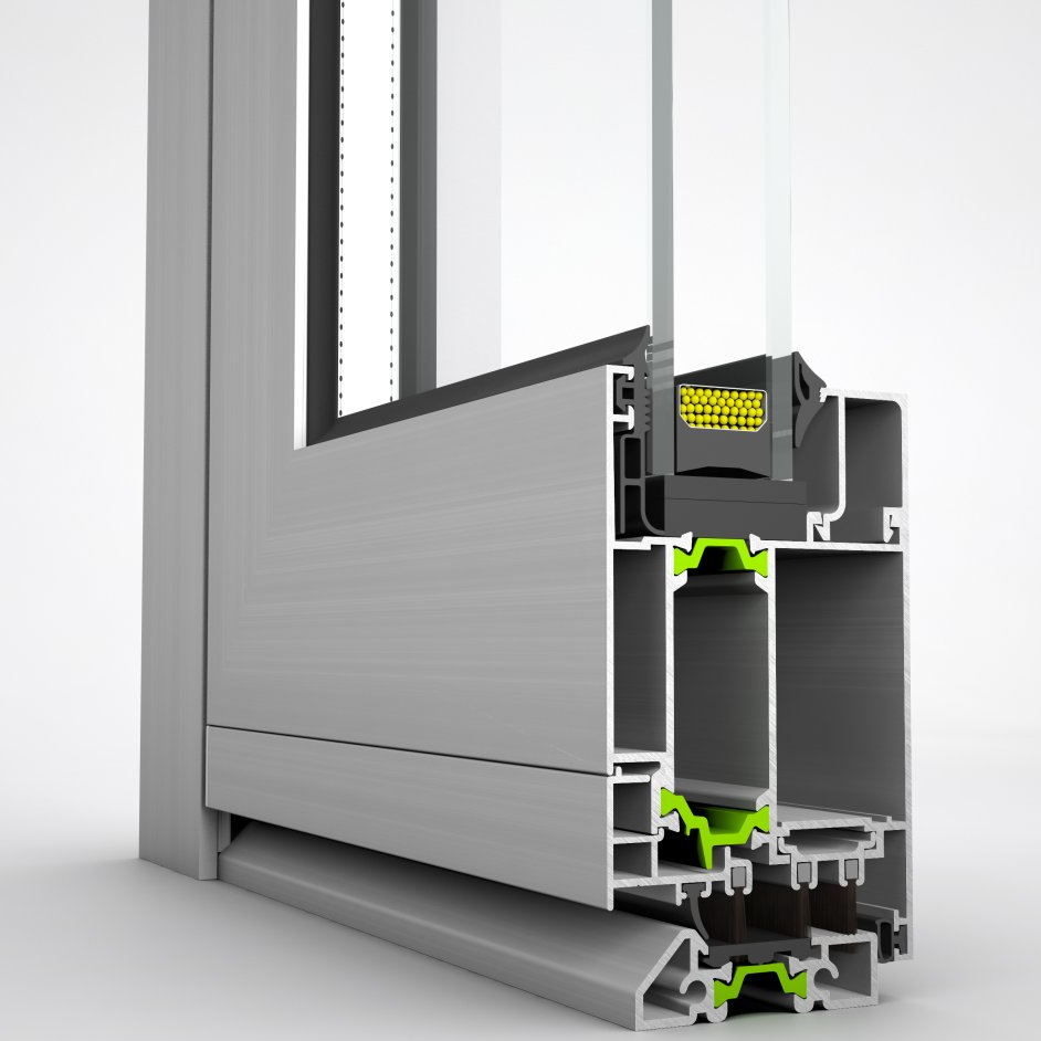 Sistem profile aluminiu cu bariera termica E40 - Usi