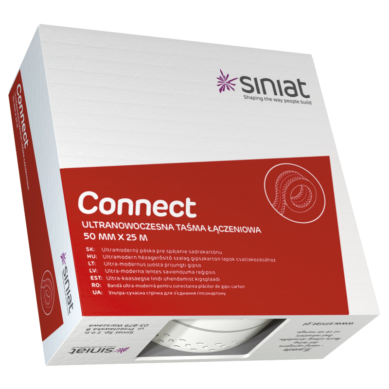 Banda Siniat Connect pentru imbinarea placilor de gips-carton