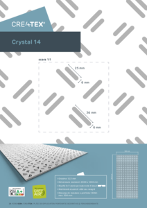 Placi din gips-carton Createx® colectia Helix Crystal 14 - fisa tehnica