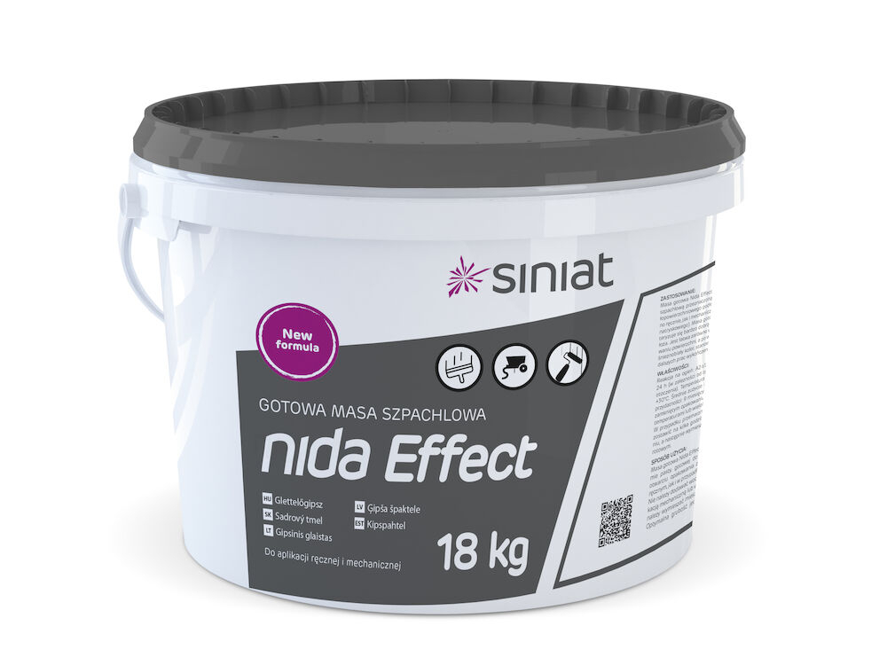 Glet de finisare gata preparat pentru interior Nida EFFECT