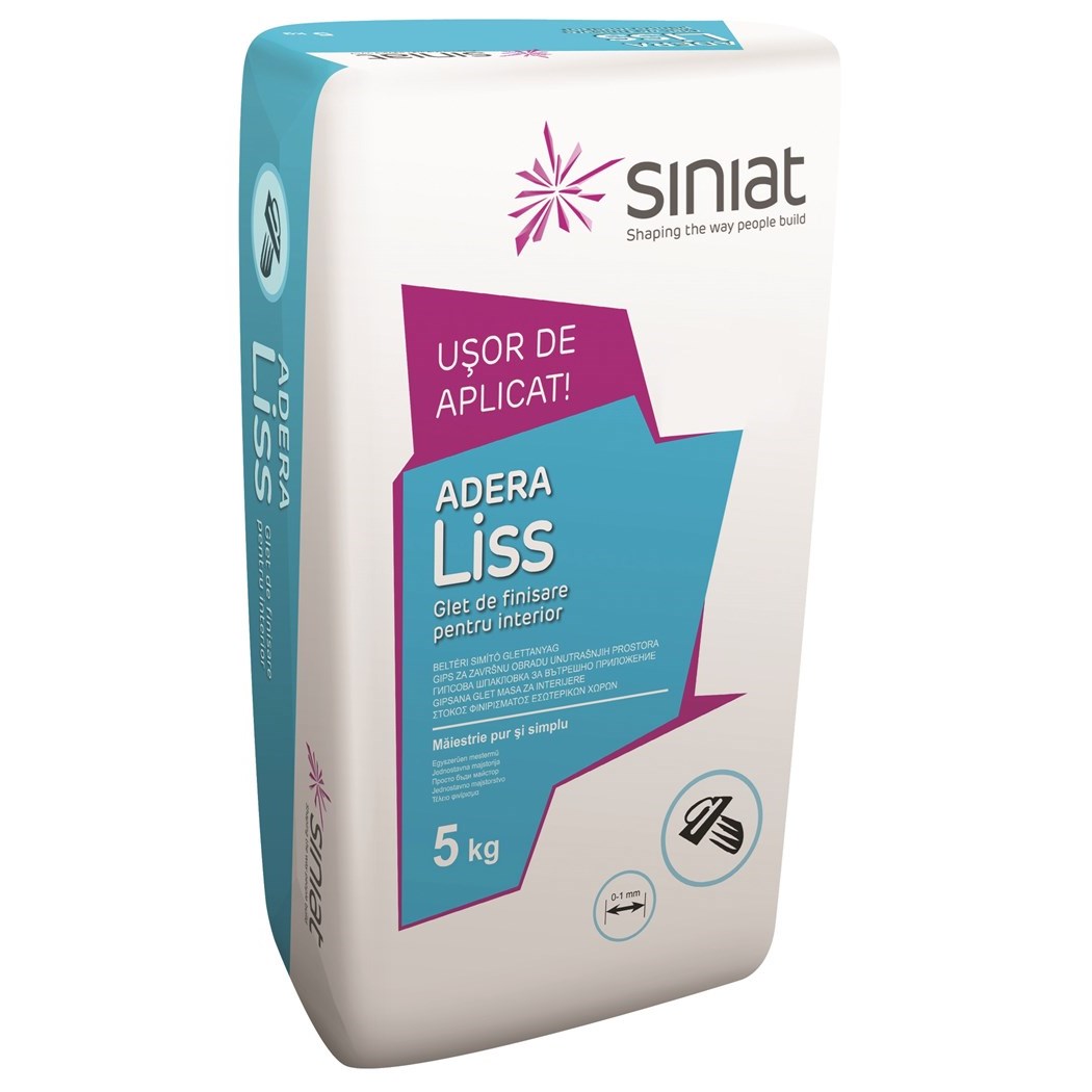 Glet de finisare interior ADERA Liss 5 kg