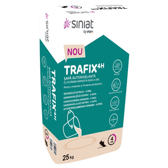 Sapa autonivelanta cu intarire rapida TRAFIX 4H