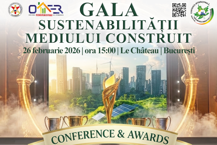 Gala Sustenabilitatii Mediului Construit – 26 februarie 2026