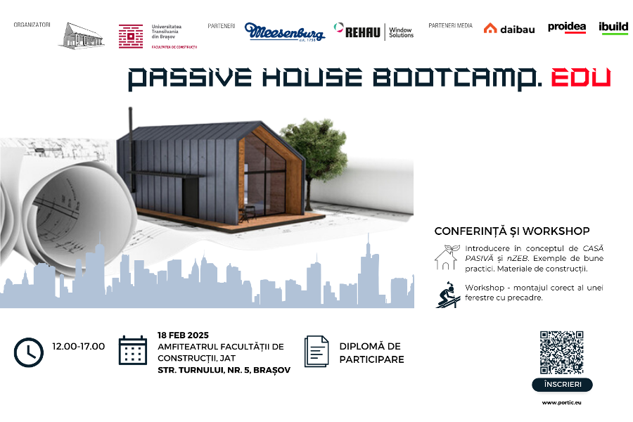 Conferinta Passive House Bootcamp.EDU - Brasov 2025