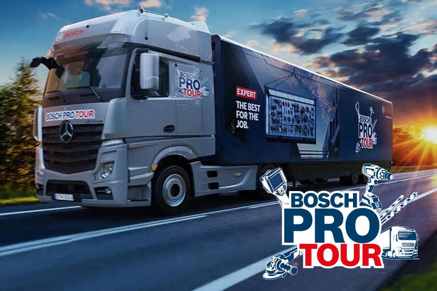 Caravana Bosch PRO Tour 2026 vine in orasul tau!