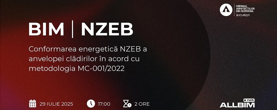 Conformarea energetica NZEB a anvelopei cladirilor in acord cu metodologia MC-001/2022