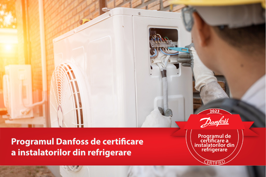 Inregistrati-va in programul Danfoss pentru certificarea profesionistilor din refrigerare