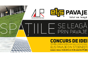 Concursul de idei Elis Pavaje "Spatiile se leaga prin pavaje"