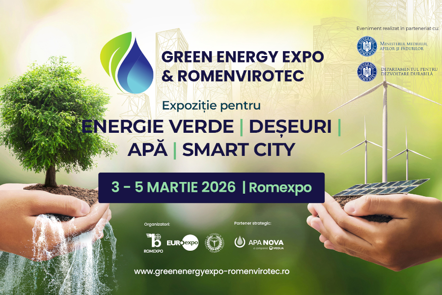 Green Energy Expo & Romenvirotec 3-5 martie, 2026
