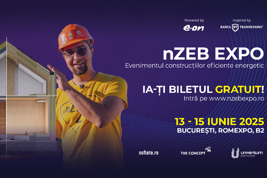 nZEB Expo Bucuresti - 13-15 iunie 2025, Romexpo, Pavilion B2