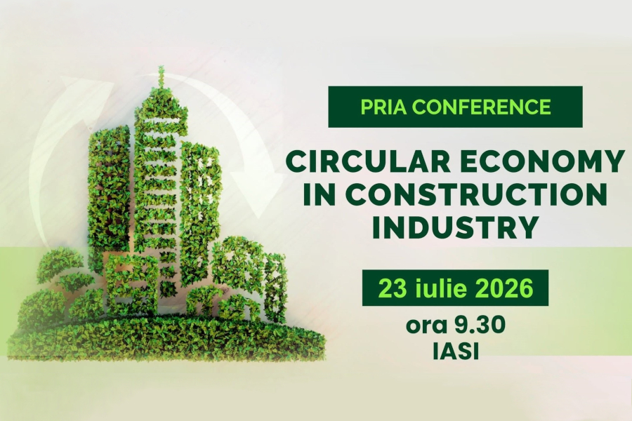 PRIA Circular Economy and Construction in Moldova, la Iasi - 23 iulie 2026