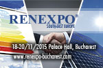 Energie + Eficienta la cea de-a VIII-a editie a Targului si Conferintelor RENEXPO® SOUTH-EAST EUROPE