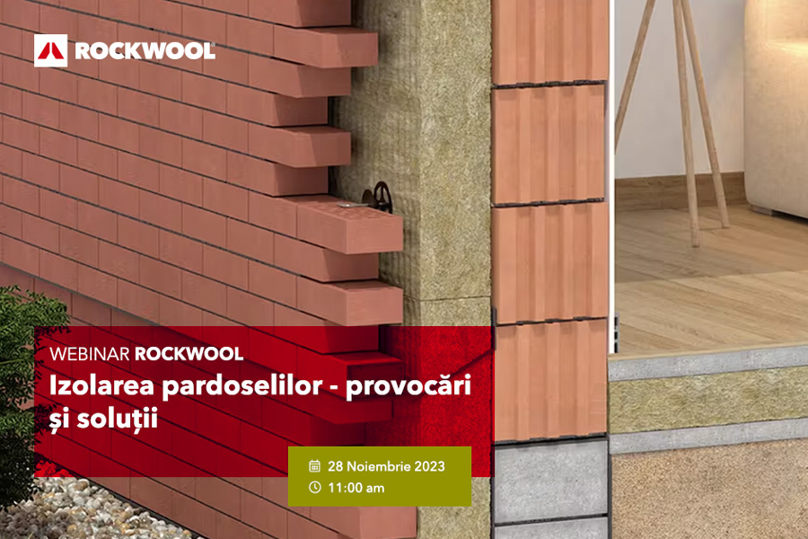 Webinar ROCKWOOL: Izolarea pardoselilor - provocari si solutii