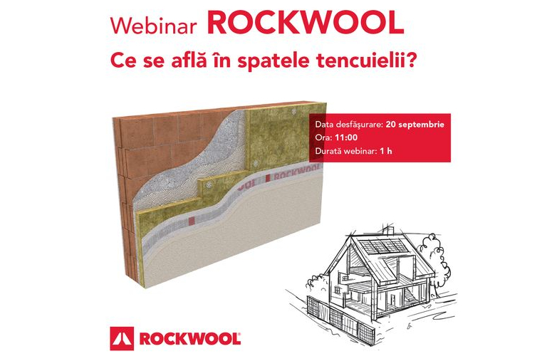 Webinar ROCKWOOL: Ce se afla in spatele tencuielii?