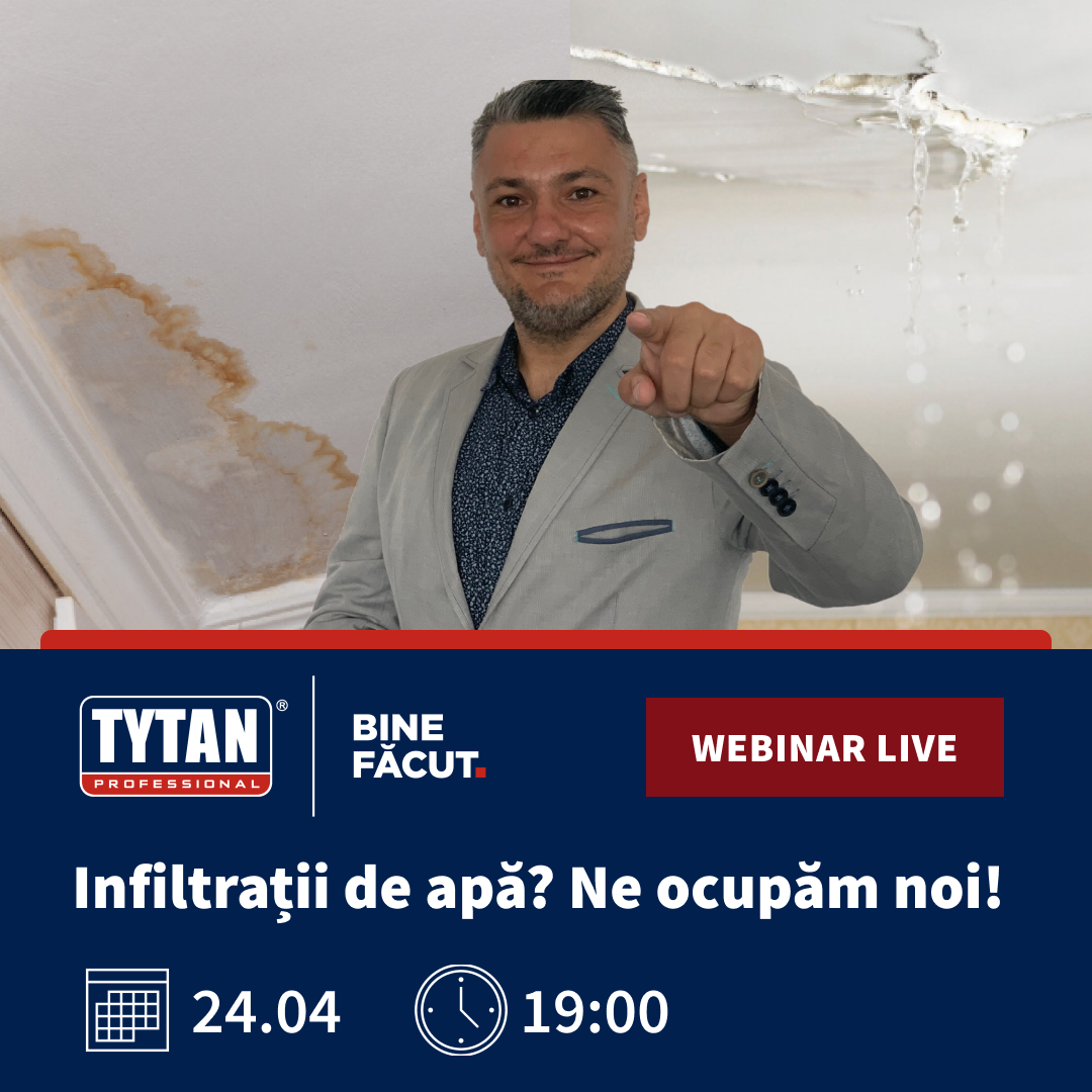 Partea a doua a webinarului Secretele Hidroizolarii - Cum ne aparam casa impotriva infiltratiilor