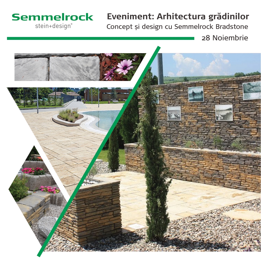 Arhitectura gradinilor. Concept & Design cu Semmelrock Bradstone