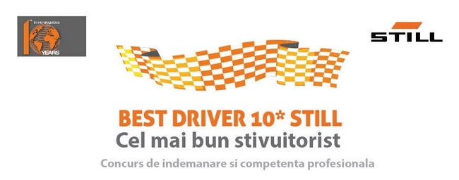 Concurs destinat stivuitoristilor: BEST DRIVE 10* STILL