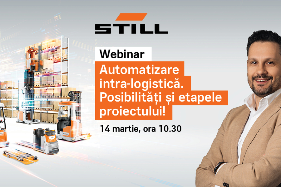 Webinar STILL Automatizare in intralogistica - Posibilitati si etapele proiectului tau!