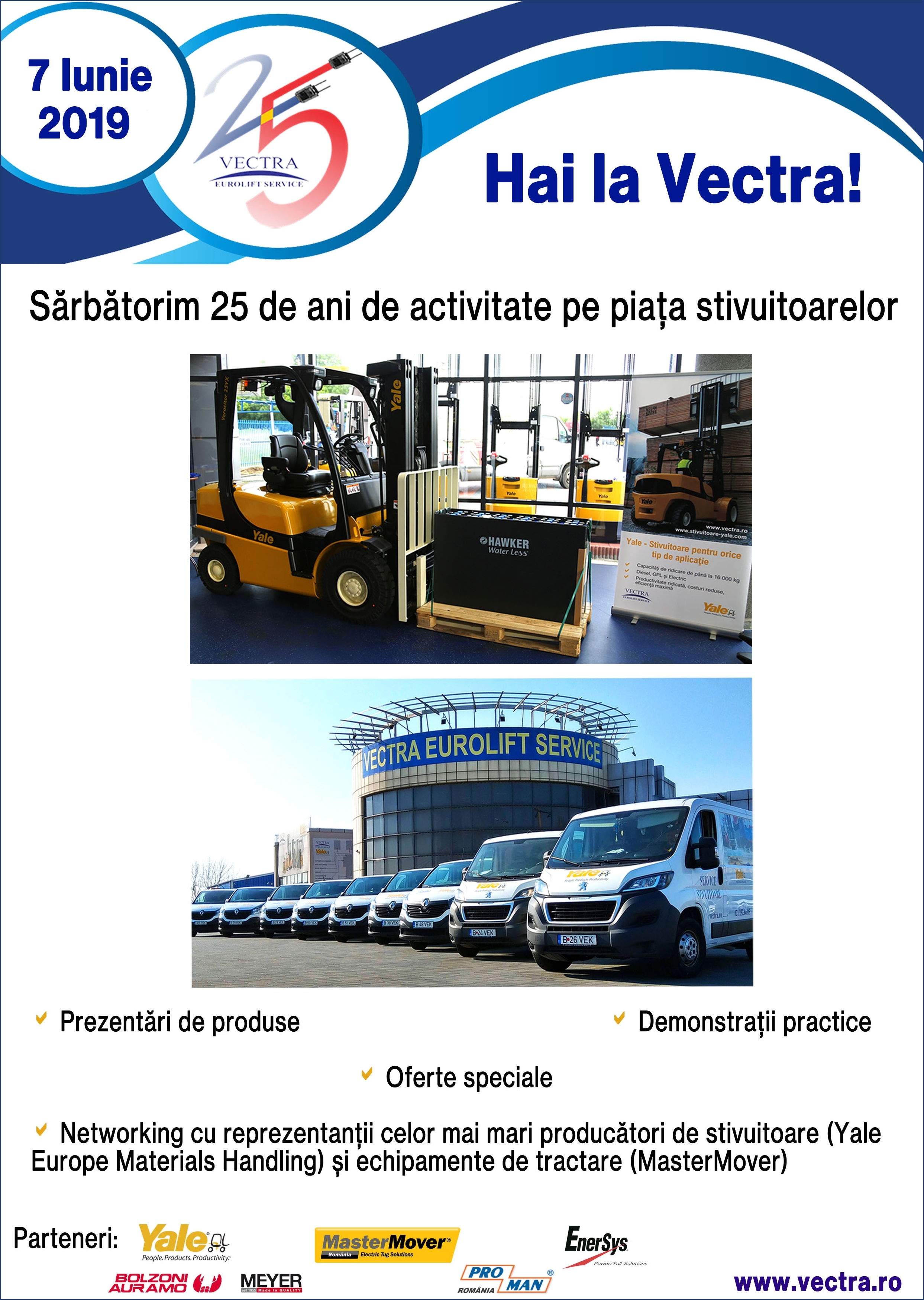 Vectra organizeaza pe data de 7 Iunie 2019 un eveniment dedicat logisticii