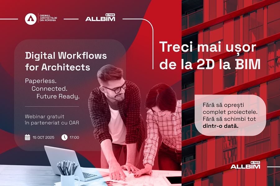 Webinar ALLBIM NET: Digital Workflows for Architects | Paperless. Connected. Future-ready.