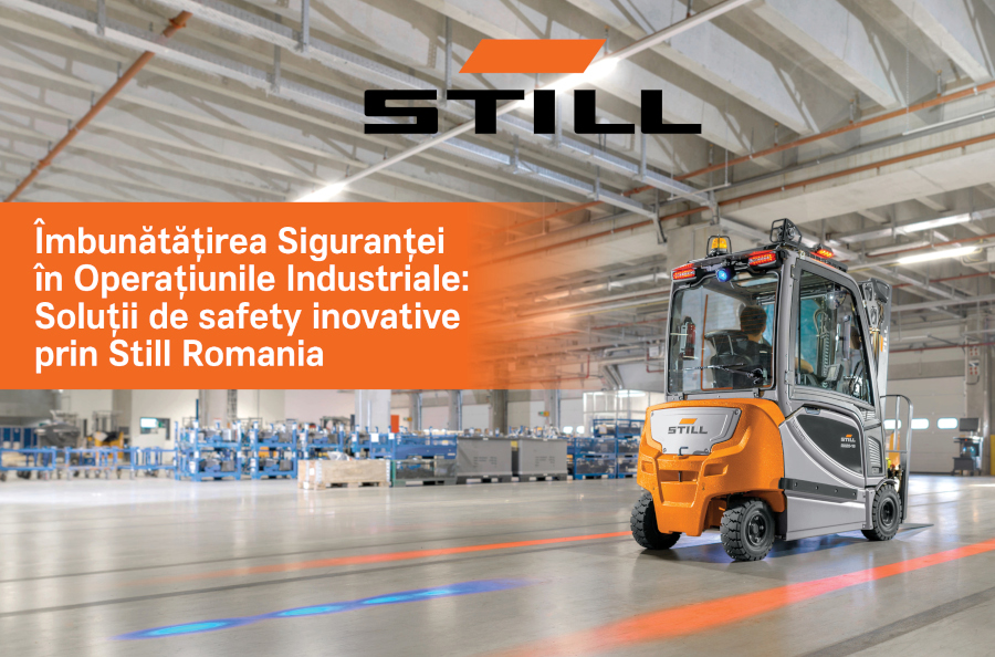 Webinar Online | Imbunatatirea Sigurantei in Operatiunile Industriale: Solutii de safety inovative prin STILL Romania