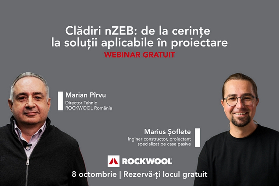 Webinar ROCKWOOL - Cladiri nZEB: de la cerinte la solutii aplicabile in proiectare