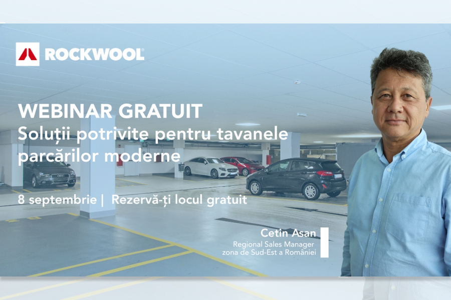 Webinar ROCKWOOL - Solutii potrivite pentru tavanele parcarilor moderne