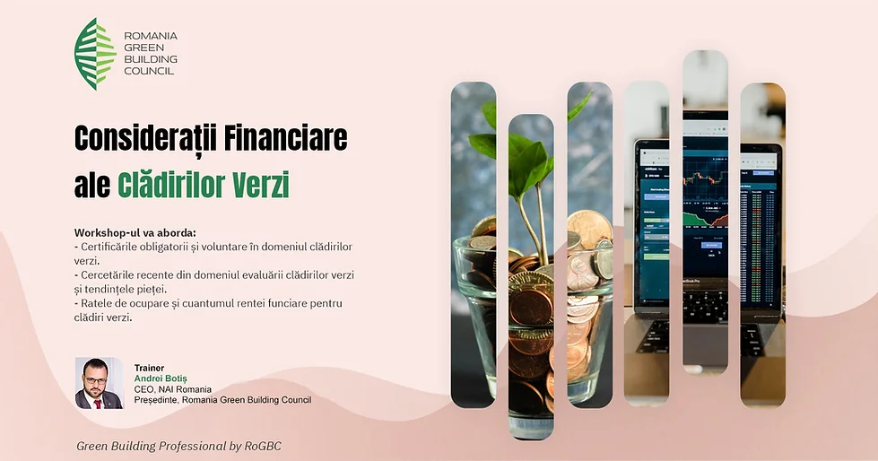 Webinar: Consideratii Financiare ale Cladirilor Verzi 2025