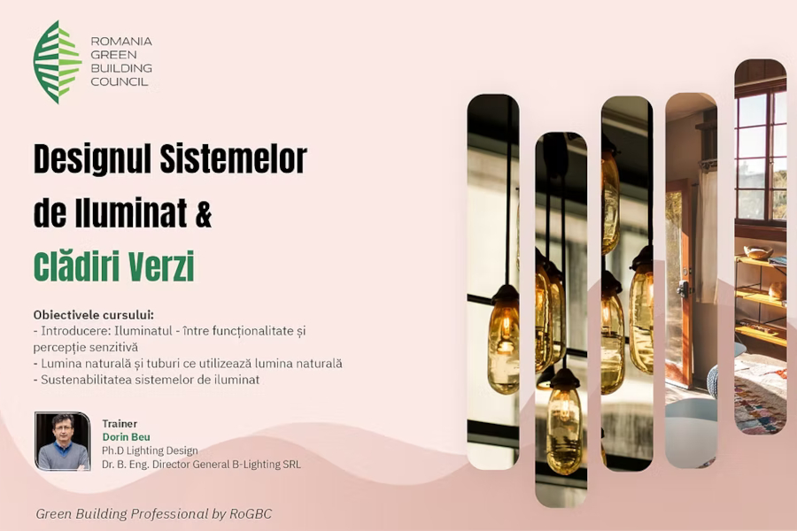 Webinar RoGBC: Designul Solutiilor de Iluminat si Cladiri Inteligente 2026