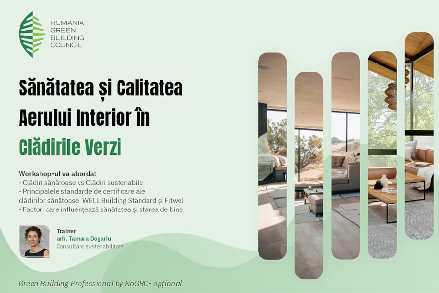 Webinar RoGBC: Sanatatea si Calitatea Aerului Interior in Cladirile Verzi 2026