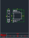 Seria 11 - Relee crepusculare modulare 12 - 16 A - detalii CAD